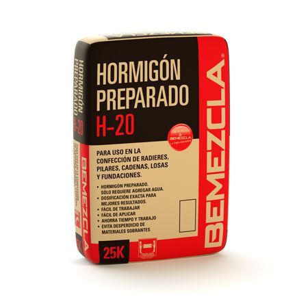 HORMIGON PREPARADO 25KG TRANSEX / CONCRETO
