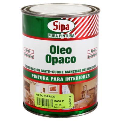 OLEO OPACO BLANCO 1/4GL SIPA