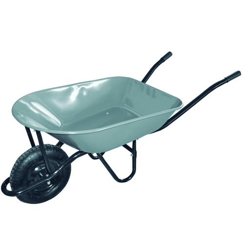 CARRETILLA CONCRETERA GRIS 90LT
