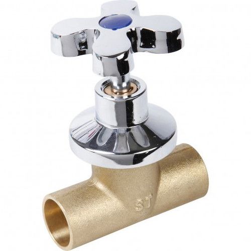 LLAVE PASO CAMPANA 1/2" CRUZ TAUMM