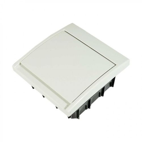 Tablero Embutido PVC 8 Modulos Tapa Blanca