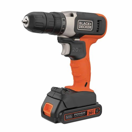 TALADRO INALAMBRICO 20V 10MM BLACK & DECKER BCD704C1