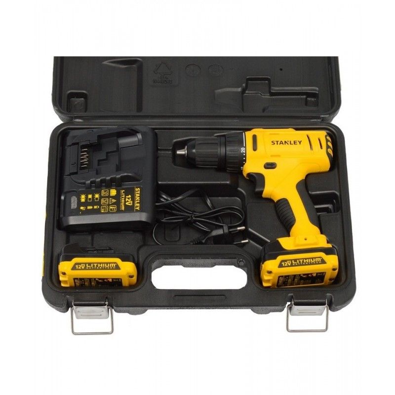 TALADRO-INALAMBRICO-12V---2BAT-STANLEY