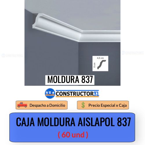 MOLDURA AISLAPOL 837 CAJA 60und