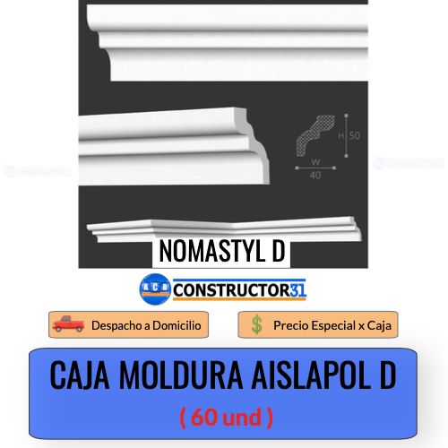 MOLDURA NOMASTYL D CAJA 60und