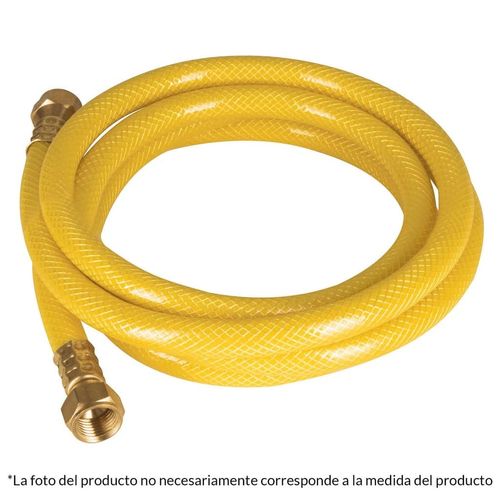 FLEXIBLE GAS 3/8 X 3/8" HI -HI 1MT MANGUERA