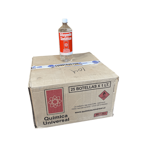 DILUYENTE SINTETICO 1LT CAJA 25UND