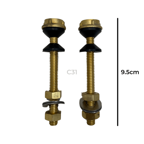 PERNOS CAUPOLICAN ANCLAJE ESTANQUE TAZA WC BRONCE 2UND