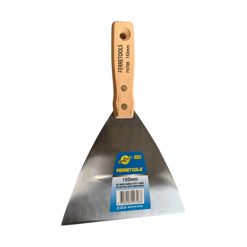ESPATULA 6" 150MM MANGO MADERA F9706
