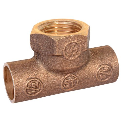 TEE BRONCE SO-SO-HI 1/2" x 1/2" x 1/2" (G334)