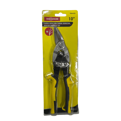 TIJERA HOJALATA AVIACION CURVA DERECHA 10" INOXCROM