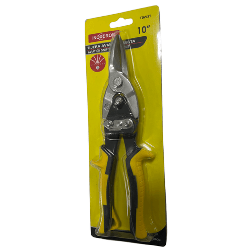 TIJERA HOJALATA AVIACION RECTA 10" INOXCROM