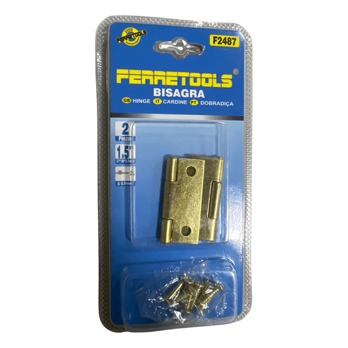 PACK 2UND BISAGRA BRONCE 1 1/2 X 1" F2487