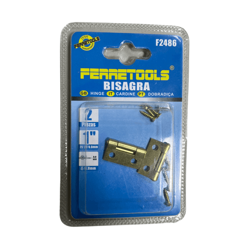 PACK 2UND BISAGRA BRONCE 1 X 1" F2486