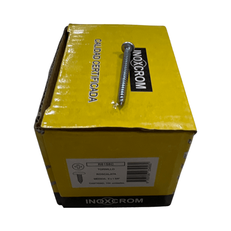 TORNILLO-ROSCALATA-6-X-1-5-8--P.FINA-100und