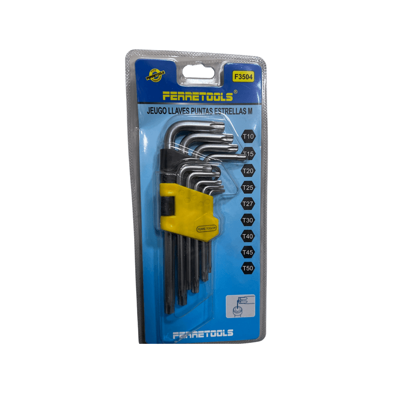 JUEGO-LLAVES-TORX-M-ESTRELLA-9PCS-FERRETOOLS-F3504