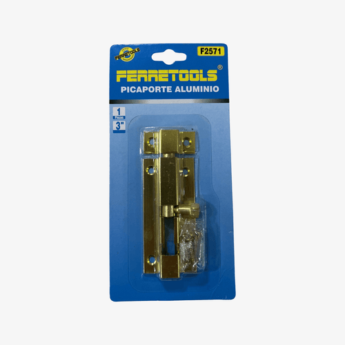 PICAPORTE ALUMINIO BRONCE 3" F2571