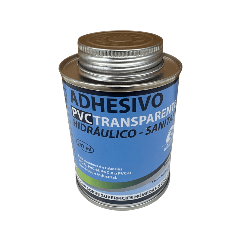 ADHESIVO PVC TRANSPARENTE POTE 237ML SH