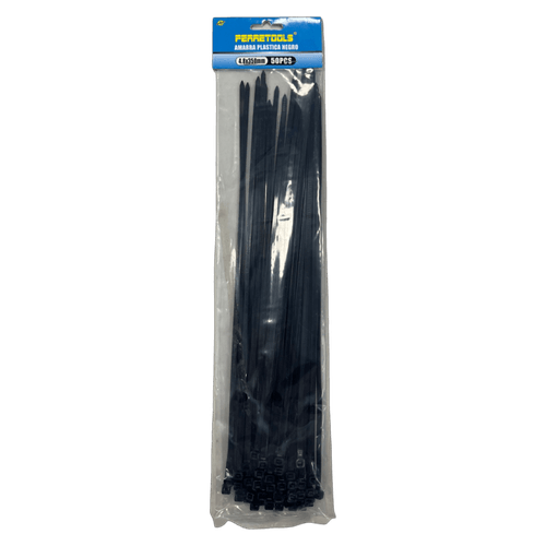 AMARRAS PLASTICAS NEGRAS 4.8X350MM (50UND) F2698