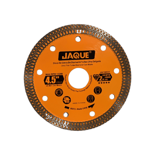 DISCO PARA MADERA ULTRA FINO 4 1/2" JAQUE