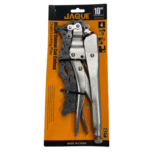 ALICATE CAIMAN CON CADENA 10" JAQUE JA18131