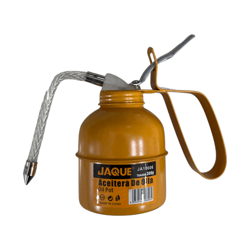ACEITERA MANUAL 300ML CON FLEXIBLE JAQUE JA18606