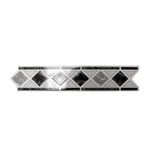 CENEFA-ROMBO-GRIS-5.5X26CM-LISTEL-DECORALIA