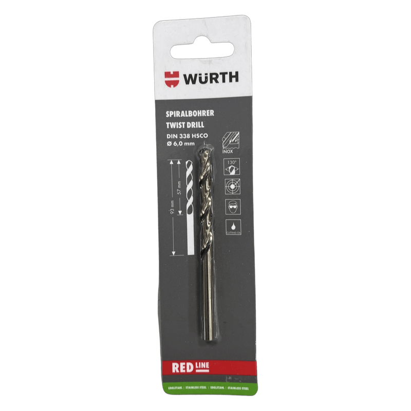 BROCA-FIERRO-COBALTO-HSCO-6.0MM-WURTH