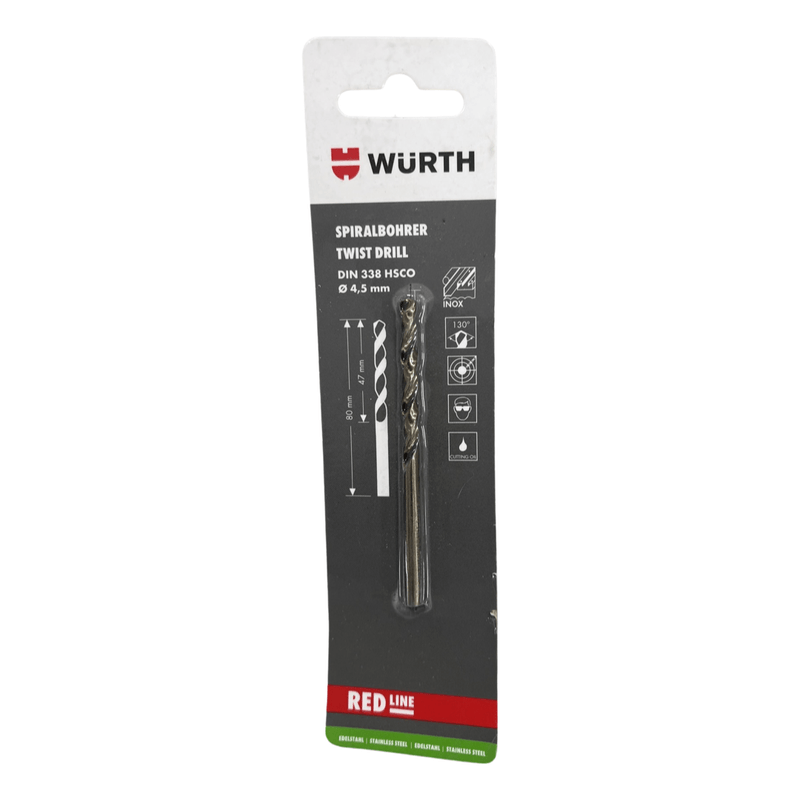 BROCA-FIERRO-COBALTO-HSCO-4.5MM-WURTH
