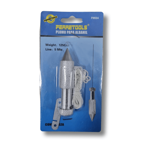 PLOMO ALBAÑIL 125Gr PLOMADA F9934