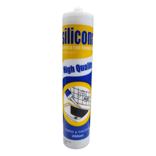 SILICONA ACETICA BAÑO Y COCINA TRANSPARENTE PATEL 280ML