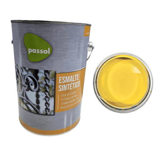 ESMALTE SINTETICO AMARILLO GALON PASSOL