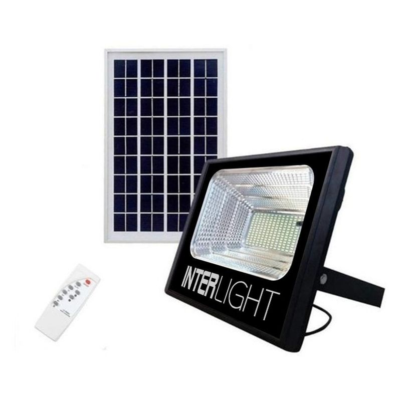 FOCO-PROYECTOR-LED---PANEL-SOLAR-25W-IP65---6000K-INTERLIGHT
