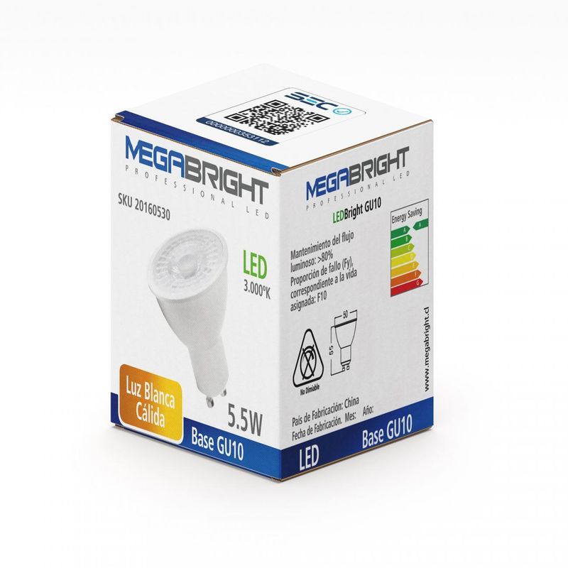 AMPOLLETA-LED-GU10-5.5W---3000K-LUZ-CALIDA-MEGABRIGHT