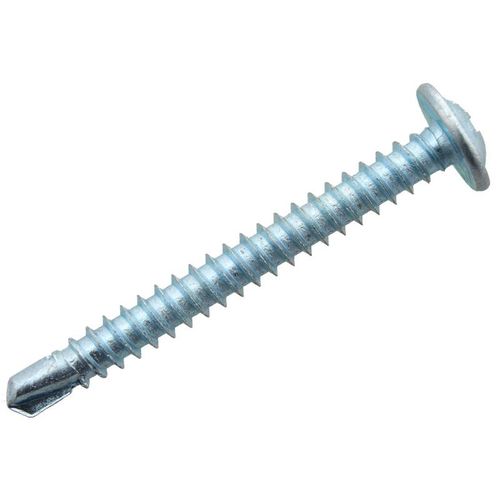Tornillo cabeza lenteja 8 x 1 5/8" Punta Broca 100und