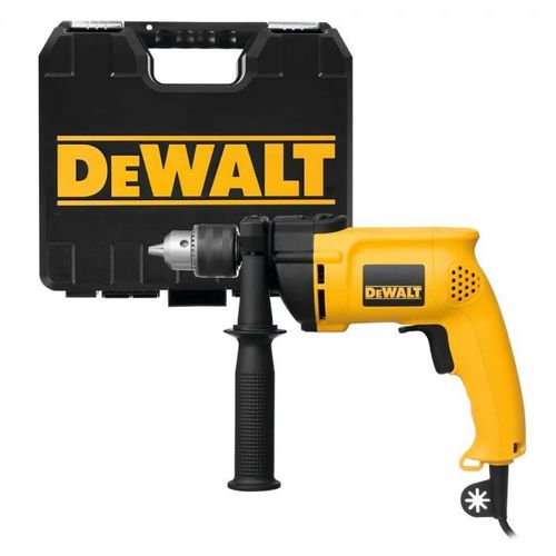 TALADRO PERCUTOR 13MM 800W + MALETA DEWALT DW508SK