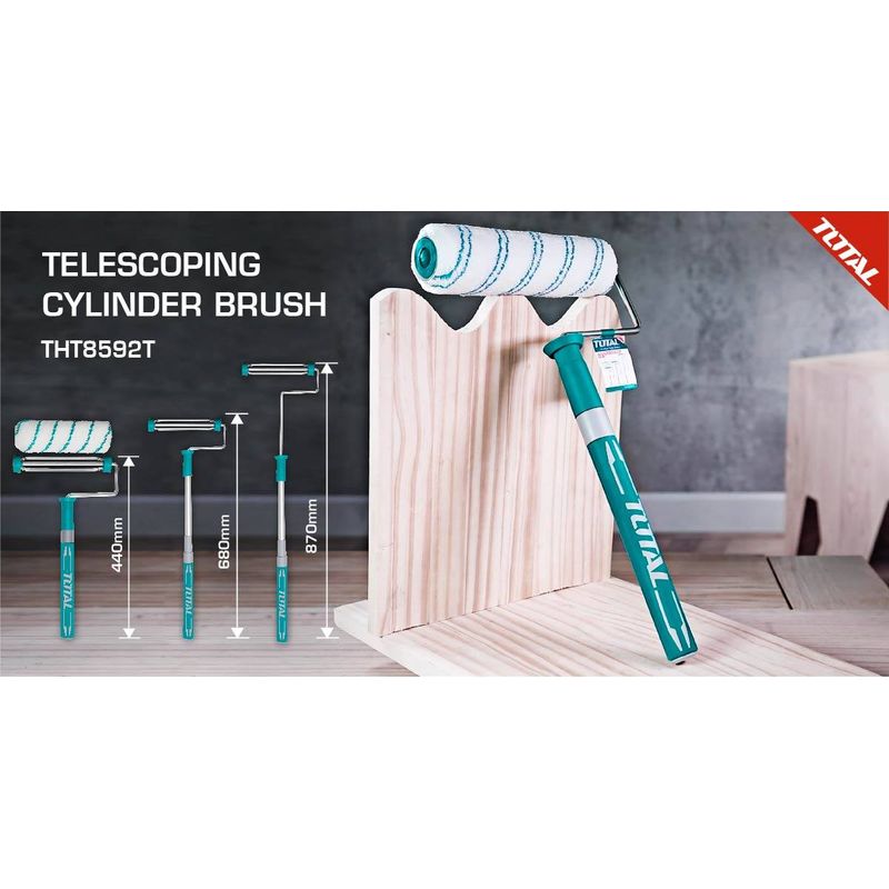 RODILLO-TELESCOPICO-CORTAGOTERA-TOTAL-23CM-THT8592T