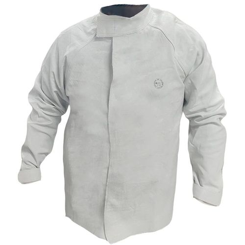 CHAQUETA DE CUERO SOLDADOR CON VELCRO IMPORTADA