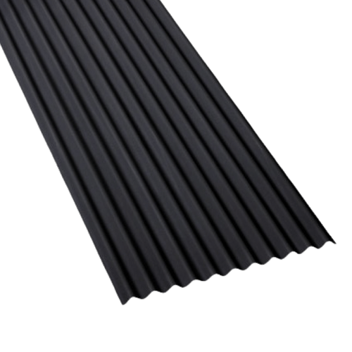 PLANCHA ZINC ONDULADA 0.35X3.66MT NEGRA