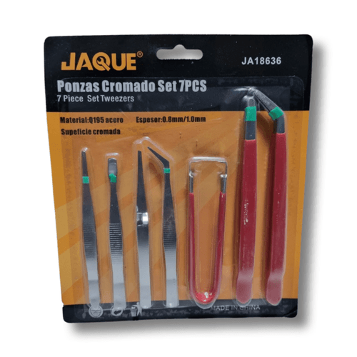SET DE PINZAS 7PCS JAQUE JA18636