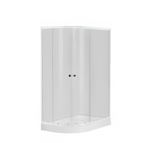 SHOWER DOOR CURVO A MURO DERECHO 80X100X195MM TAUMM