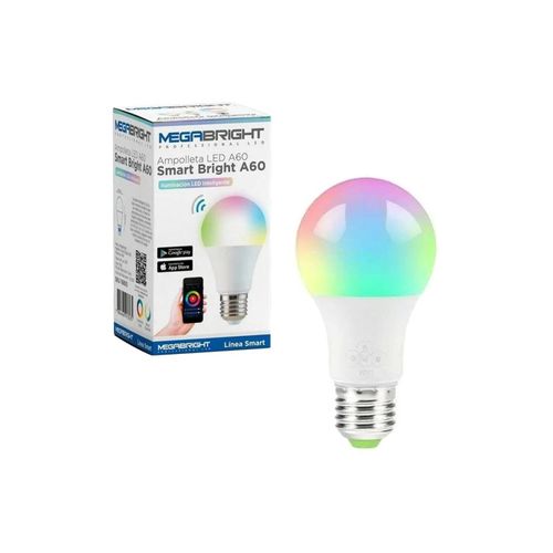 AMPOLLETA LED SMART BRIGHT WIFI E27  A60 10W MEGABRIGHT
