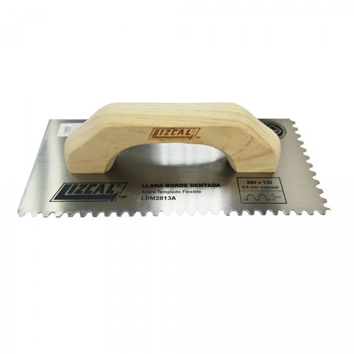 LLANA METALICA DENTADA 28X13CM 2813A LIZCAL