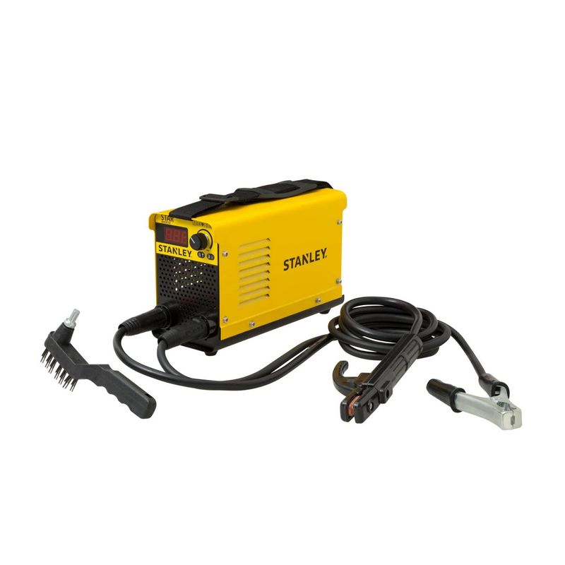 Poste à Souder Inverter Stanley Star 4000 Kit - 160A Max, électrodes 1,6-4mm - Avec Cagoule LCD - 10