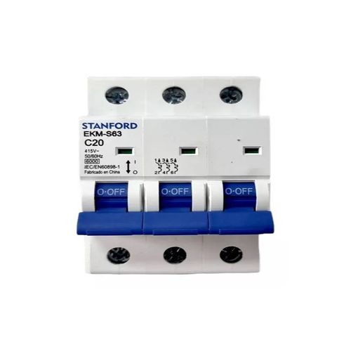 AUTOMATICO TRIFASICO 3X20A 6KA C STANFORD
