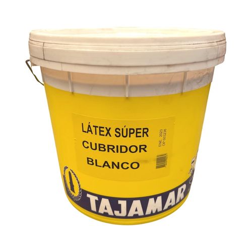 LATEX SUPER CUBRIDOR BLANCO TINETA TAJAMAR