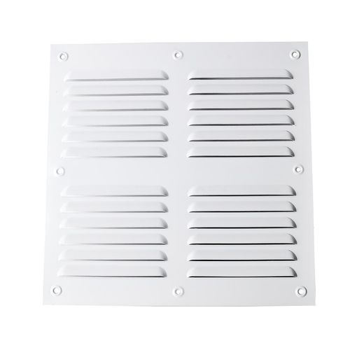 CELOSIA 25X25CM VENTILACION ALUM ESMALTADO BLANCO