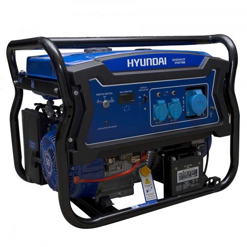 Generador Hyundai a Gasolina 5.5kW 82HYG7750E con Partida Eléctrica