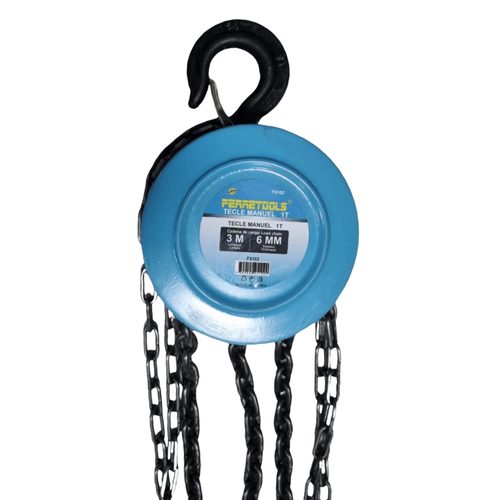 TECLE MANUAL 1T CADENA 6MM x 3MT F5102