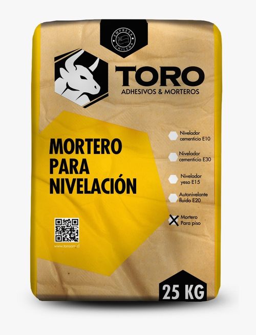 Mortero / Mezcla para Piso 25kg Toro